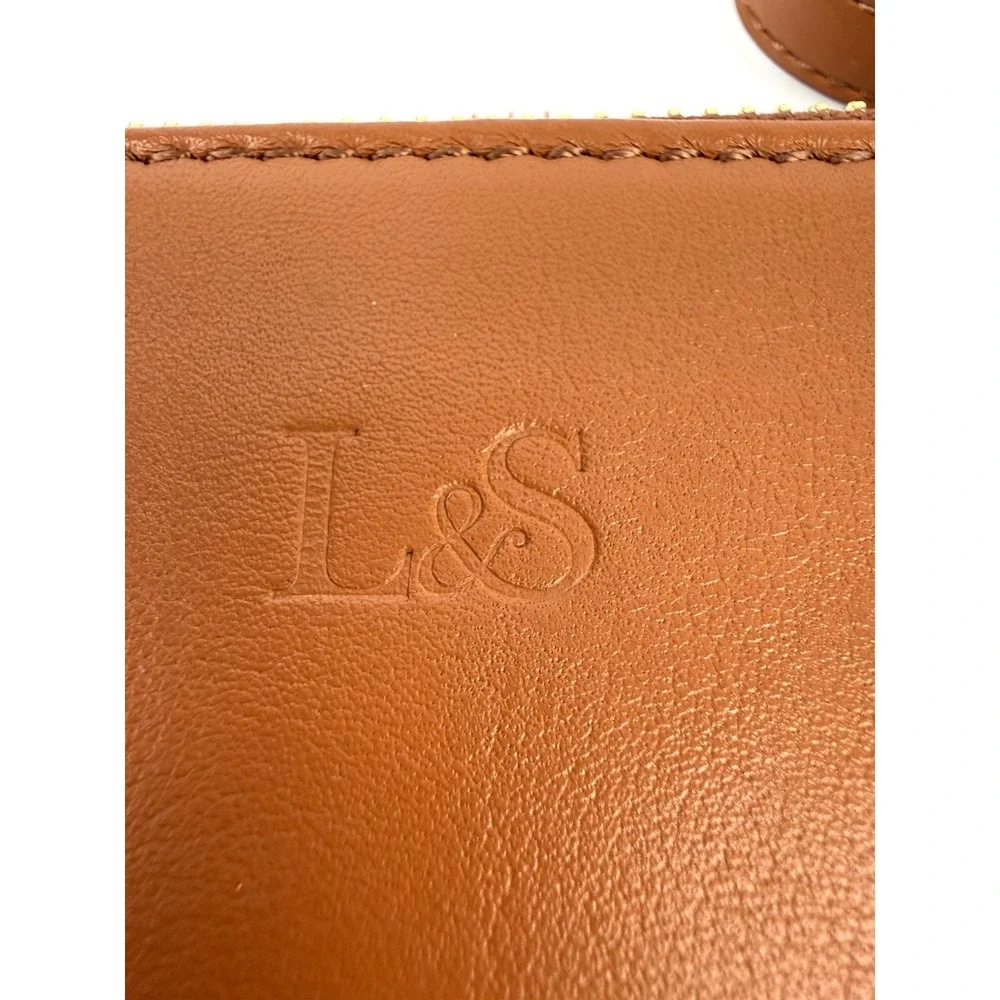 Lo & Sons Waverley Convertible Crossbody Bag Sienna Brown Nappa Leather NEW